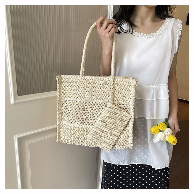 Handbag Made of Natural Weave Stornfield