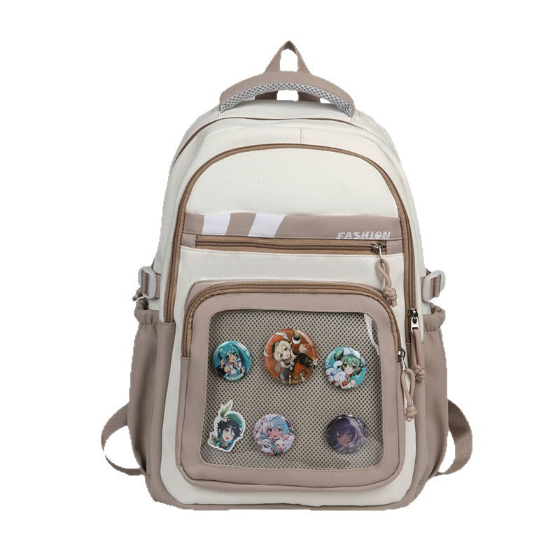 Stylish Graphic Patch Backpack Stornfield