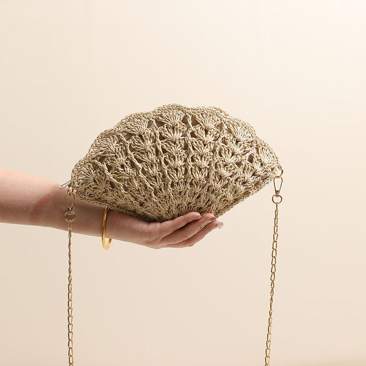 Elegant Clutch Bag in Shell Design Stornfield