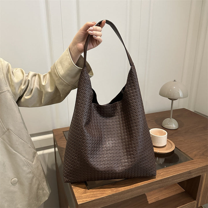 WoTextured Fabric Slouchy Tote Bag Stornfield