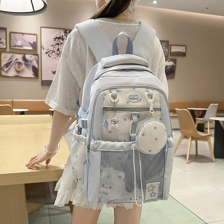 Functional Star-Embellished Backpack Stornfield