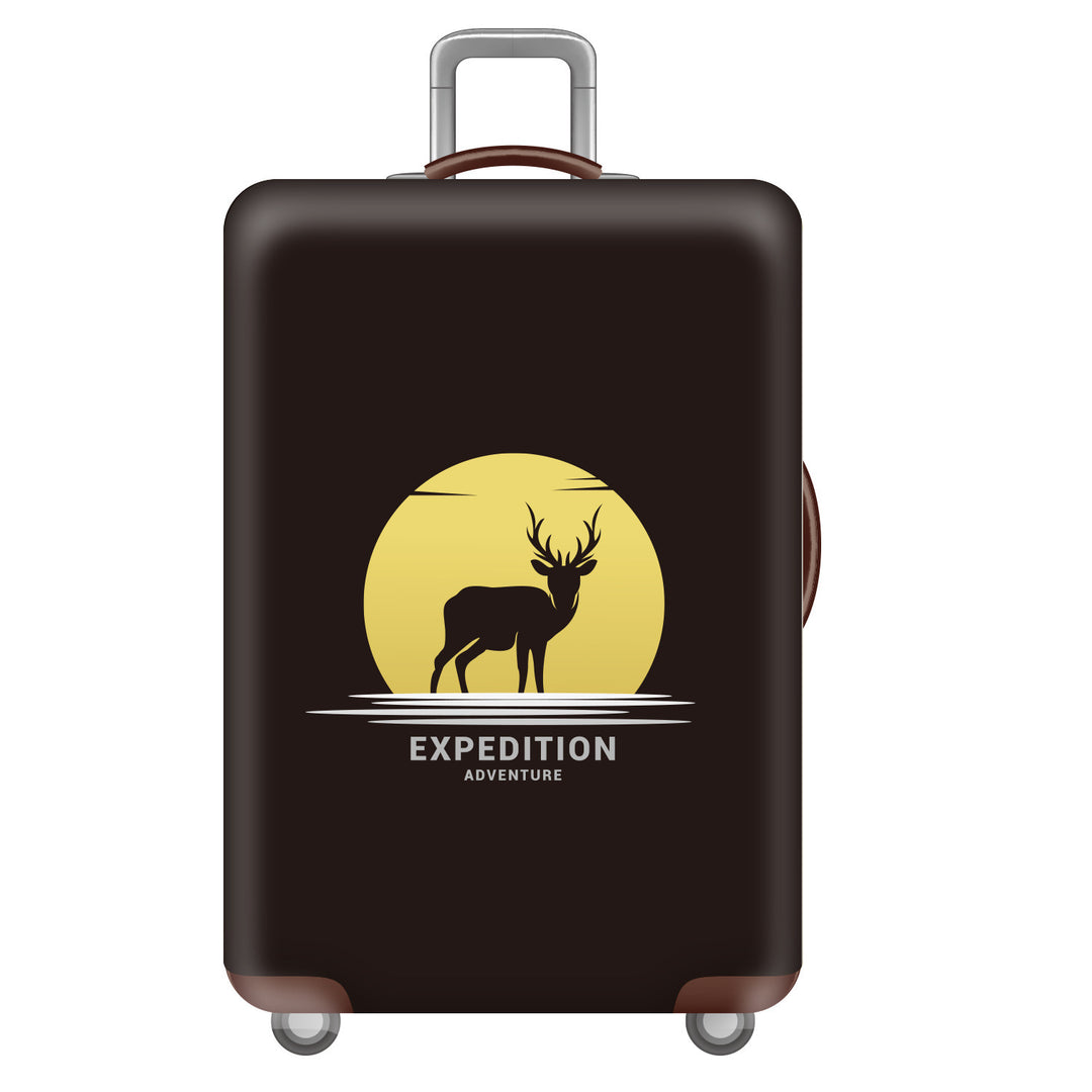 Unisex hard-shell suitcase with funny monster design Stornfield