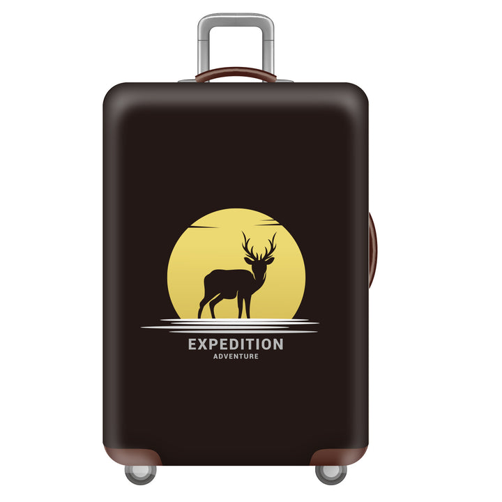 Unisex hard-shell suitcase with funny monster design Stornfield