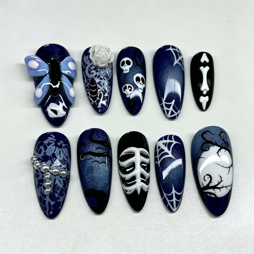 Halloween-Inspired Nail Art Set
