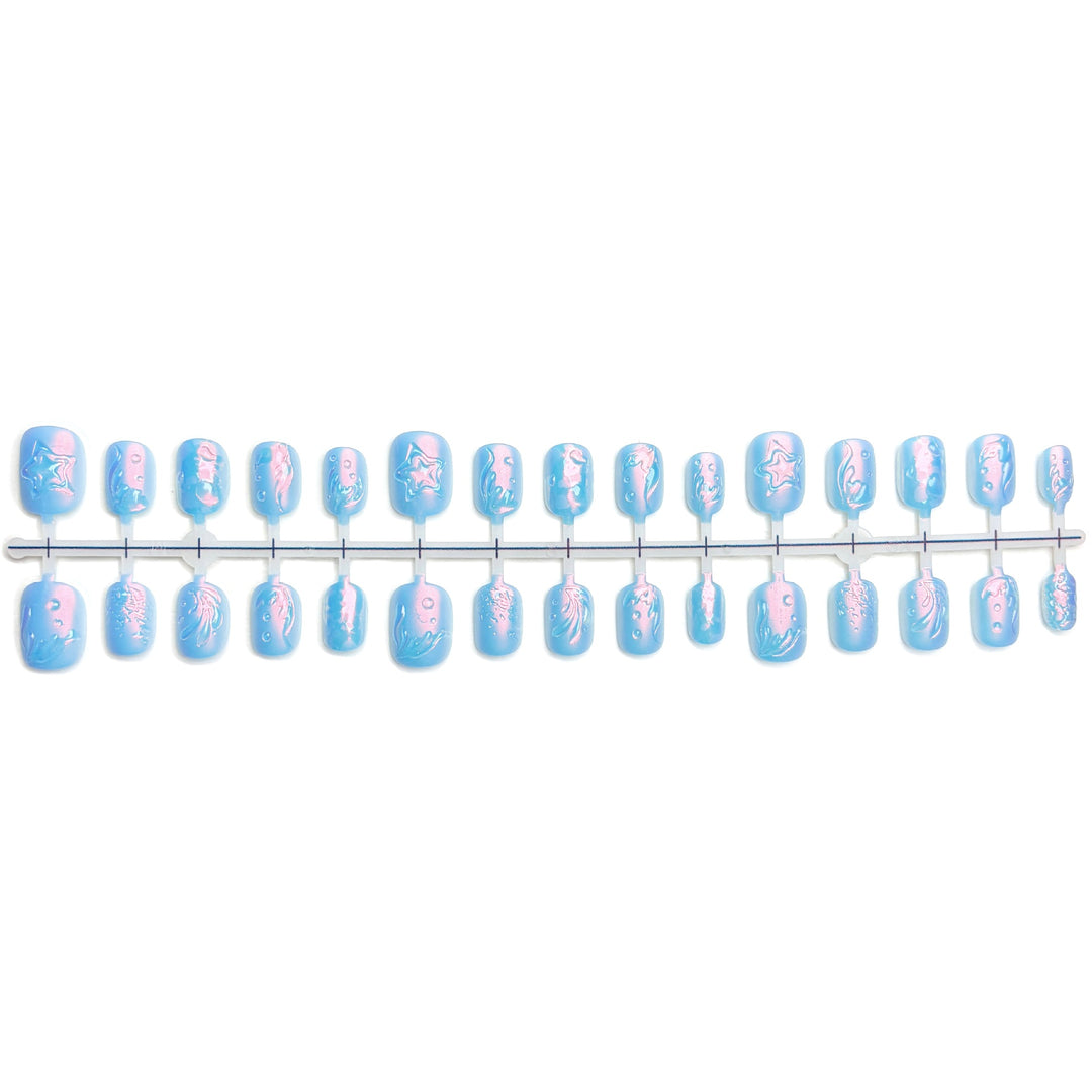 Artistic Gel Press-On Nail Art Set