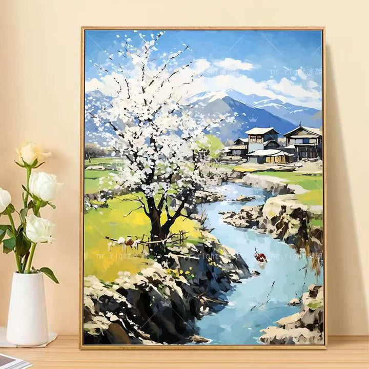 Mountain Landscape Canvas Art Print Stornfield
