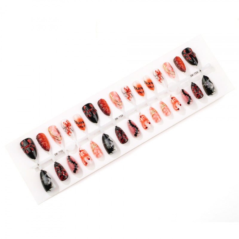 Artistic Themed Press-On Nails Set