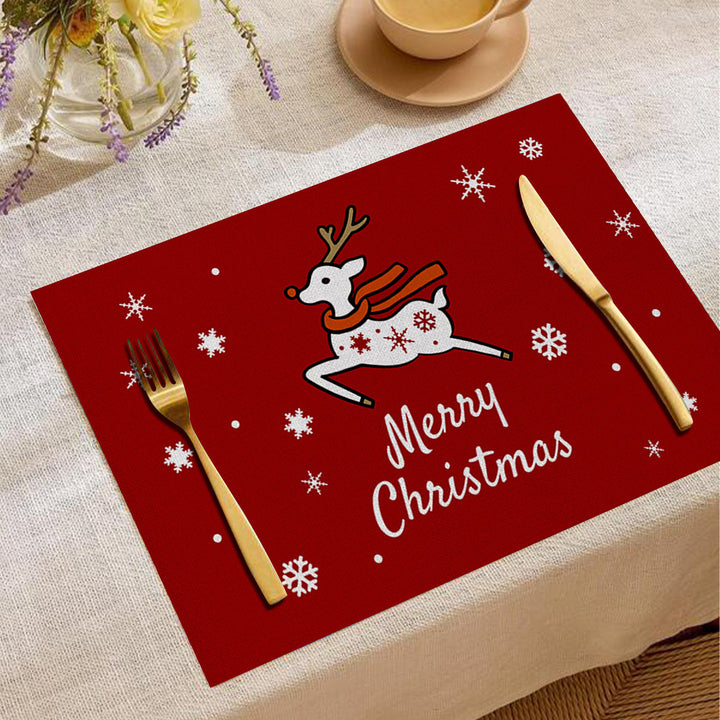 Festive Holiday-Themed Table Placemat