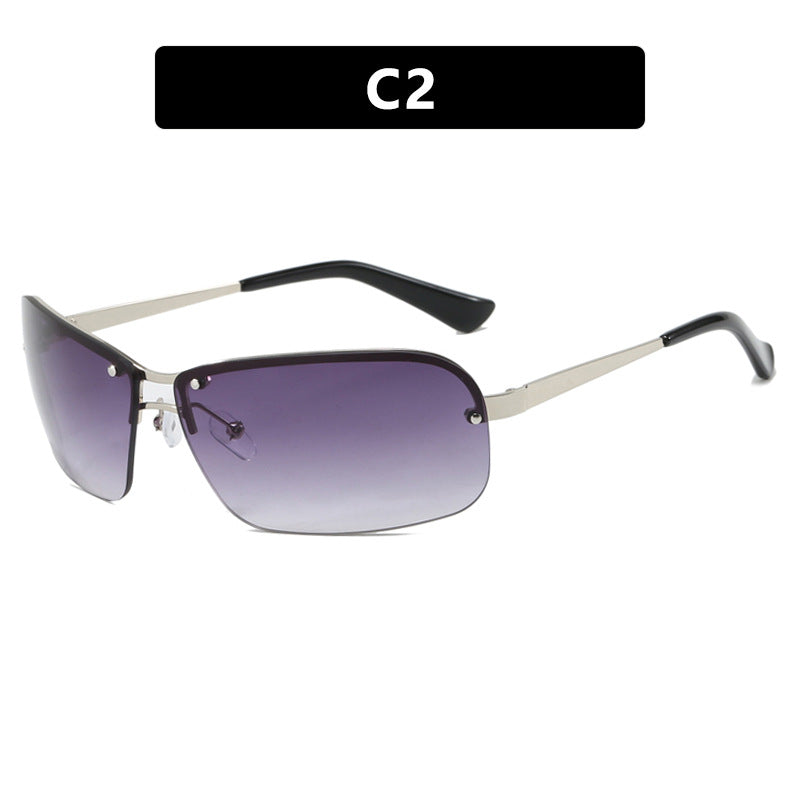 Ladies sunglasses with large, elegant lenses and a modern metal frame Stornfield