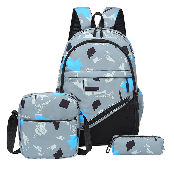 School backpack with multiple compartments and matching accessories Stornfield