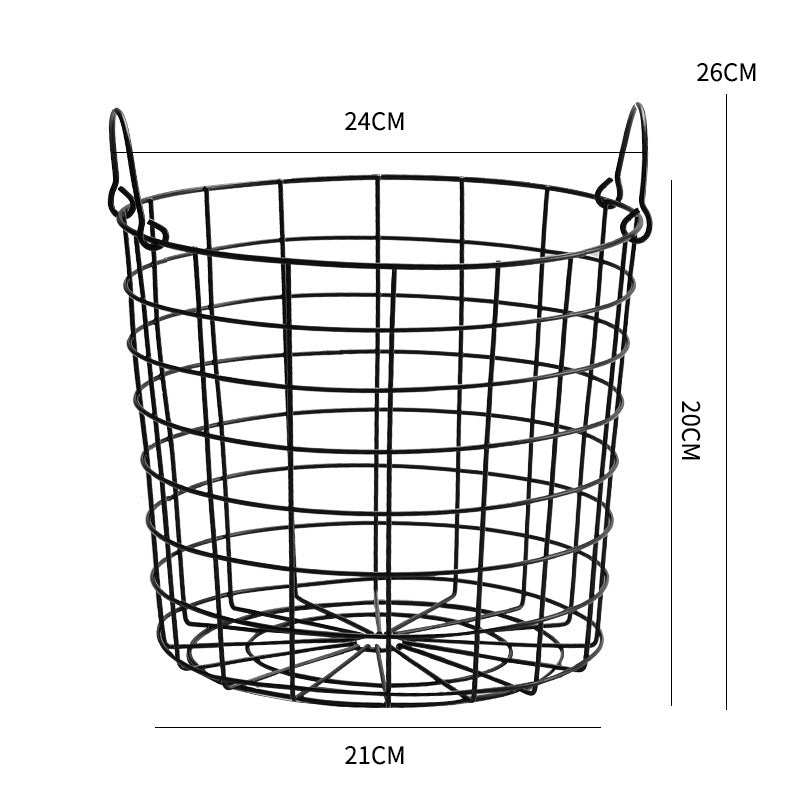 Unisex wire basket with ergonomic carrying lid Stornfield