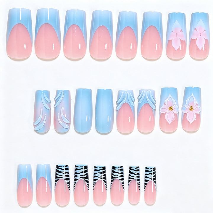 Decorative Long Press-On Nail Art Stornfield