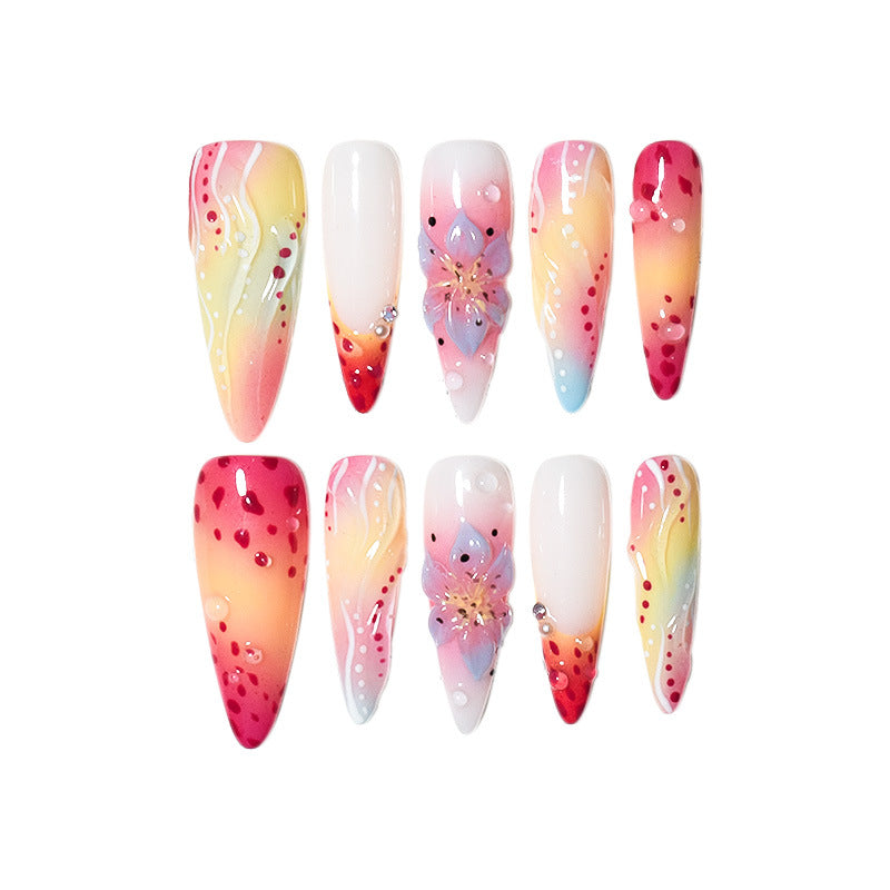 Artistic Gel Press-On Nail Extensions Stornfield