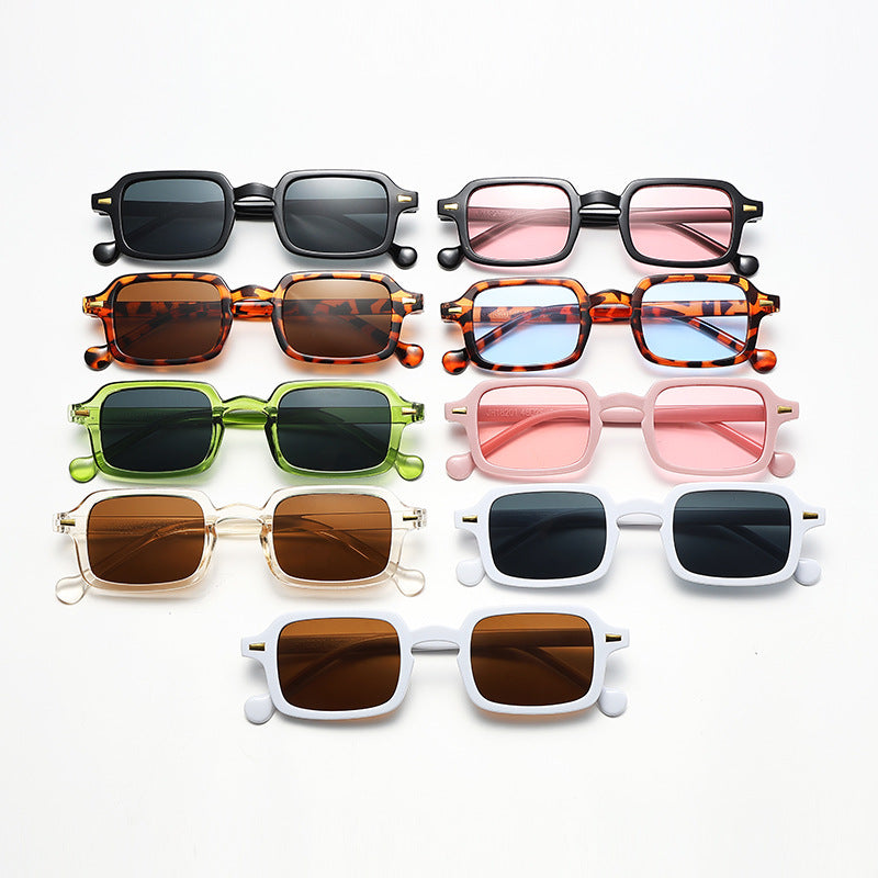 Women's geometric sunglasses with trendy animal print Stornfield
