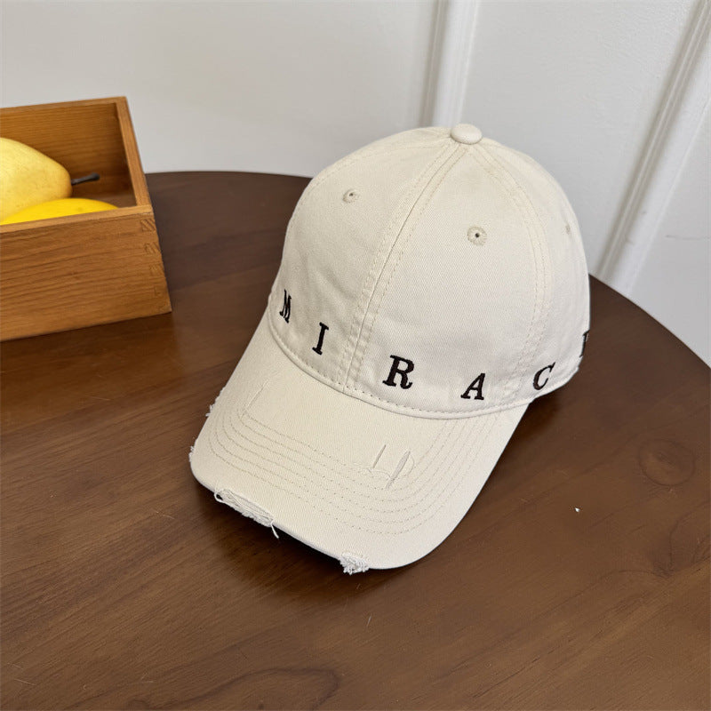 Women's Distressed Denim Baseball Cap Stornfield