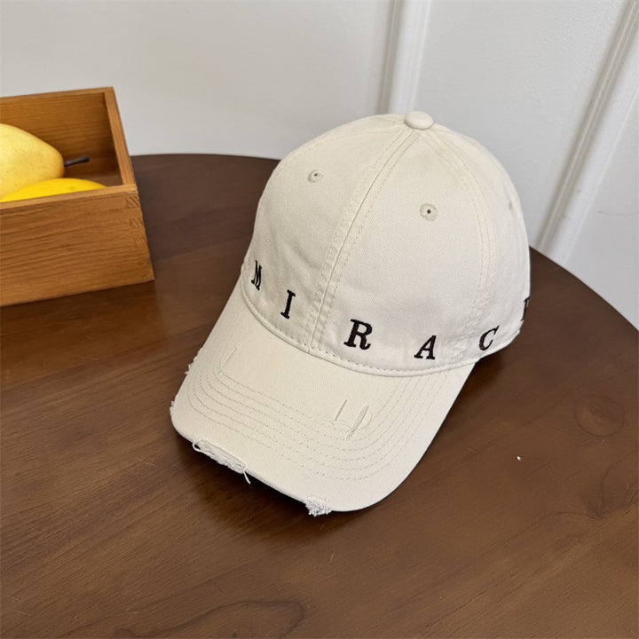 Women's Distressed Denim Baseball Cap Stornfield
