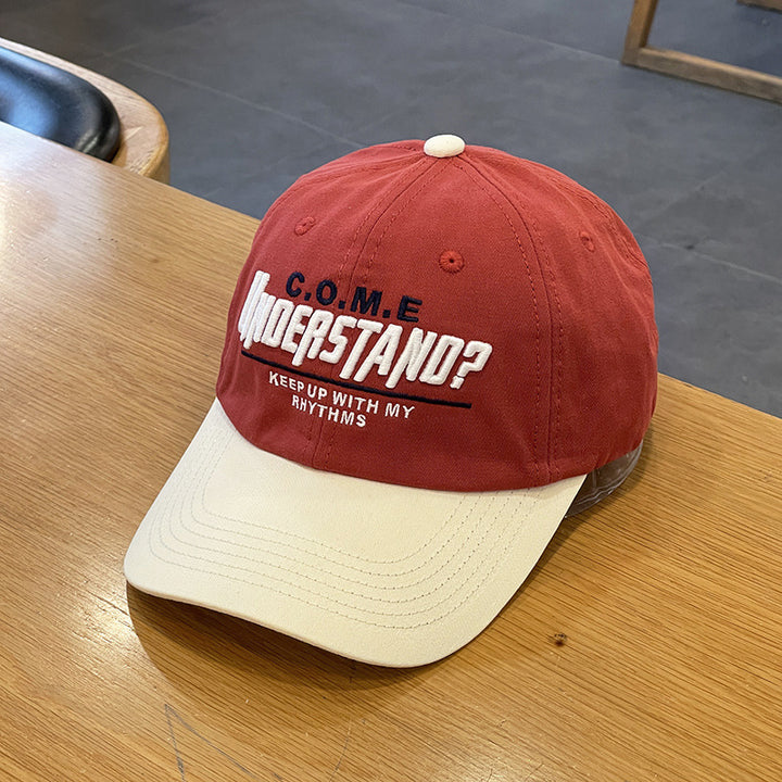 Unisex Casual Textured Cap with Playful Embroidery Stornfield