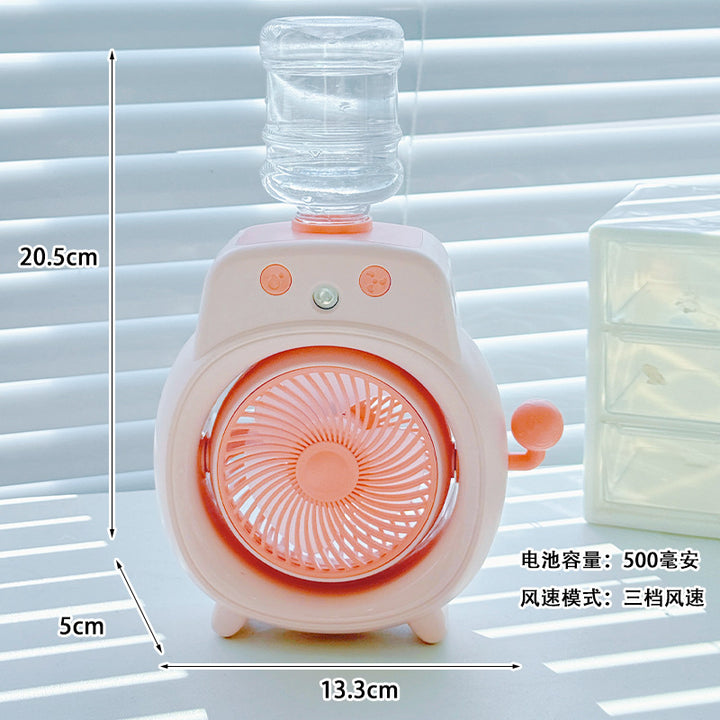 Ladies Portable Hand Fan with Water Mist Stornfield