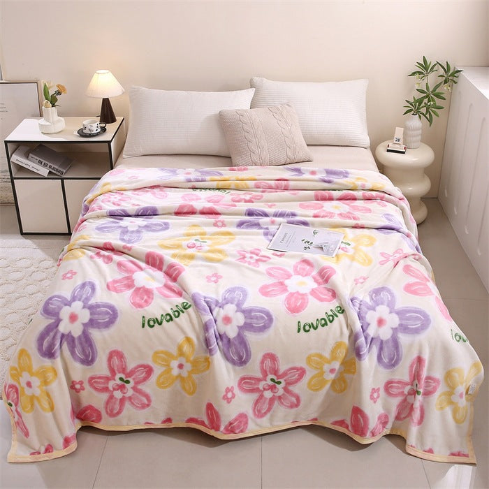 Women soft plush blanket with playful design Stornfield