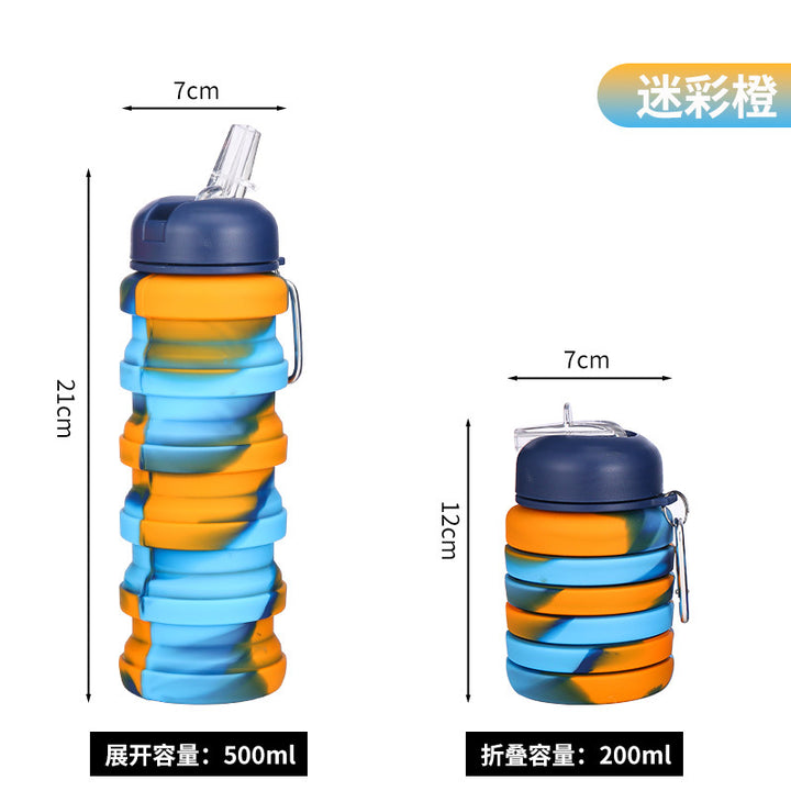 Women collapsible silicone water bottle Stornfield