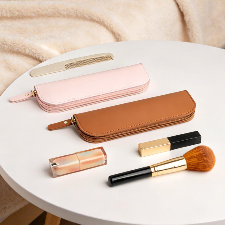 Zippered Leather Pencil Case Stornfield