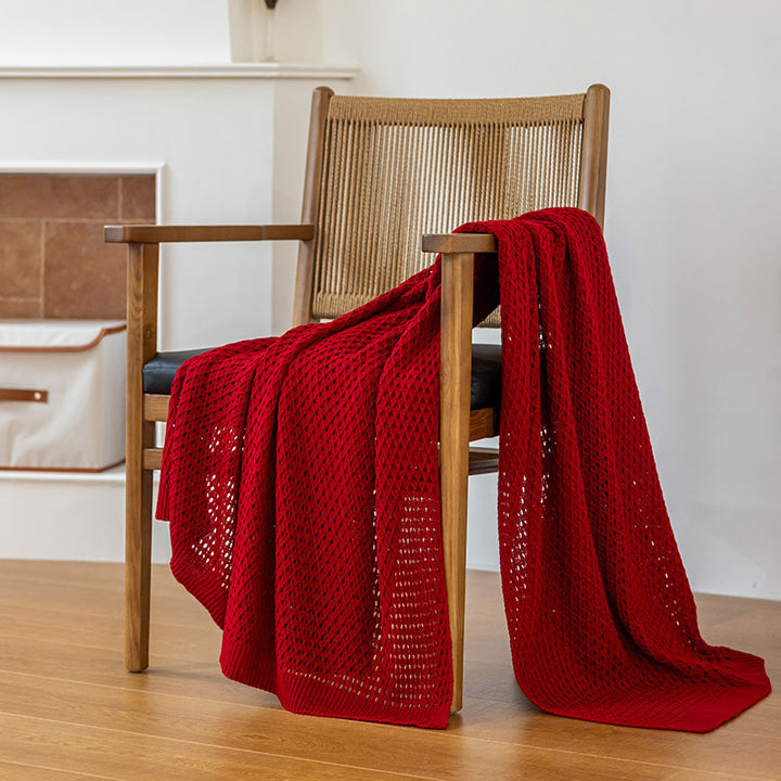 Lightweight Woven Throw Blanket