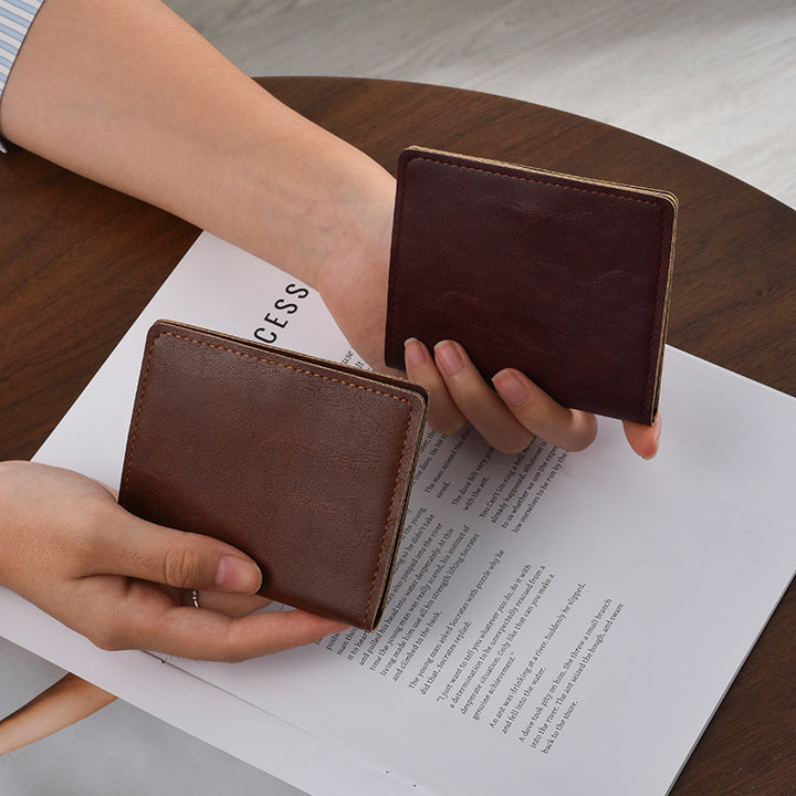 Compact Leather Travel Wallet Stornfield