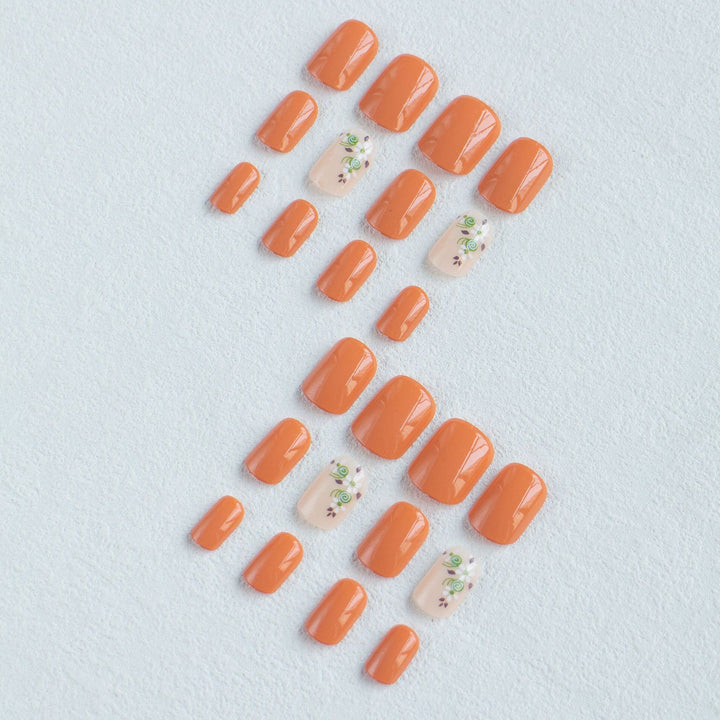 Floral Embellished Nail Art Kit