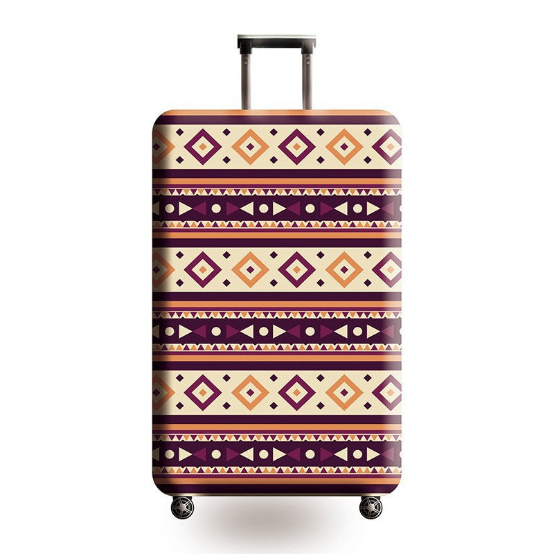 Women's Hard Shell Suitcase with Ethnic Pattern Stornfield
