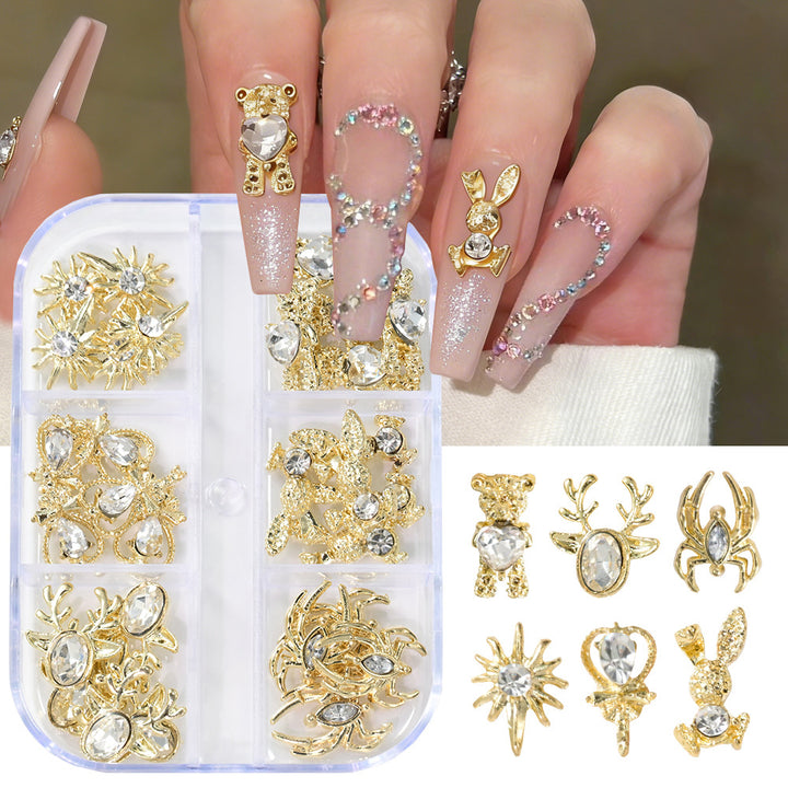 Decorative 3D Nail Art Charms Set