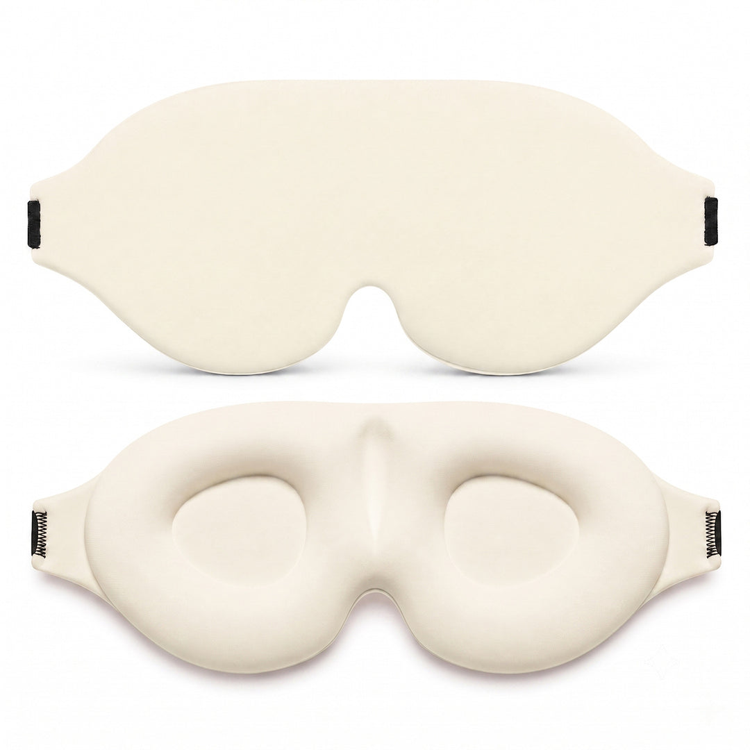 Sculpted Ergonomic Eye-Cup Memory-Foam Sleep Mask Stornfield
