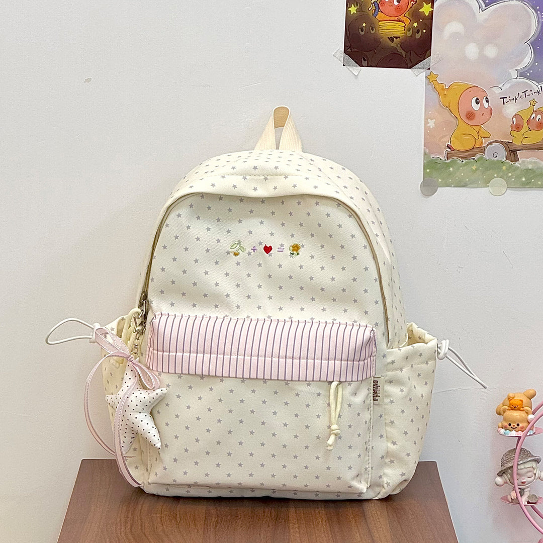 Casual Star-Printed Backpack Stornfield