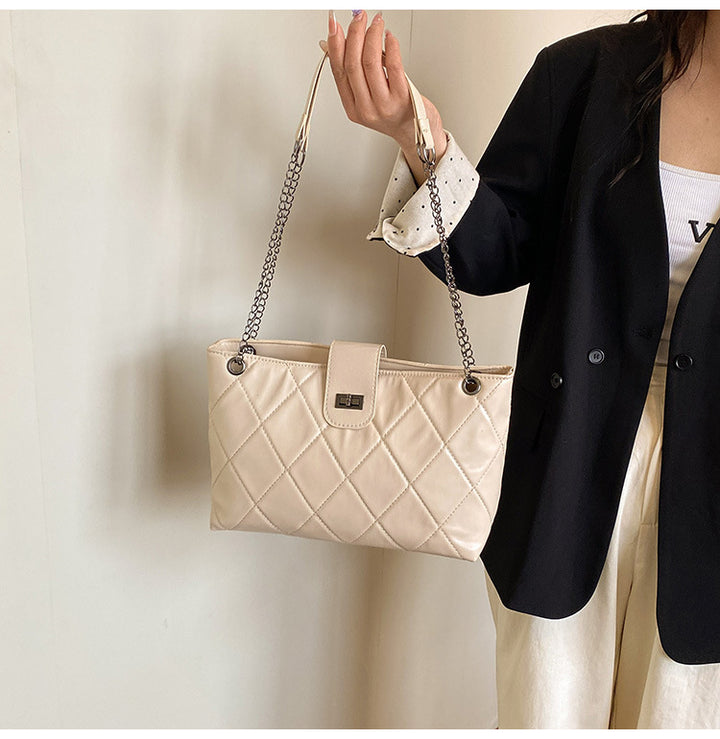 Quilted Elegant Satchel Handbag Stornfield