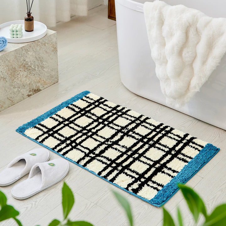 Plush Textured Bath Rug