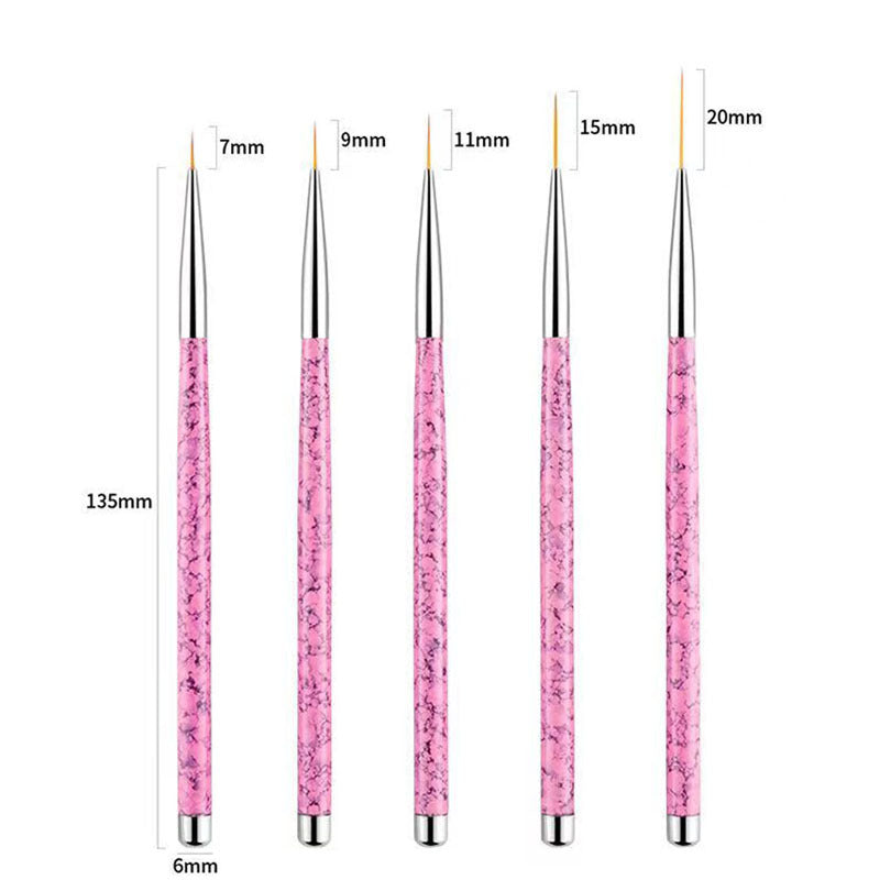 Professional Nail Art Detail Brushes Stornfield