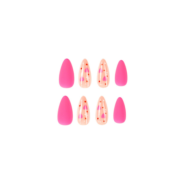 Artificial nail art with heart design Stornfield