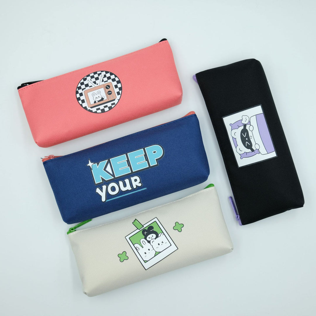 Fun-Themed Zippered Pencil Case