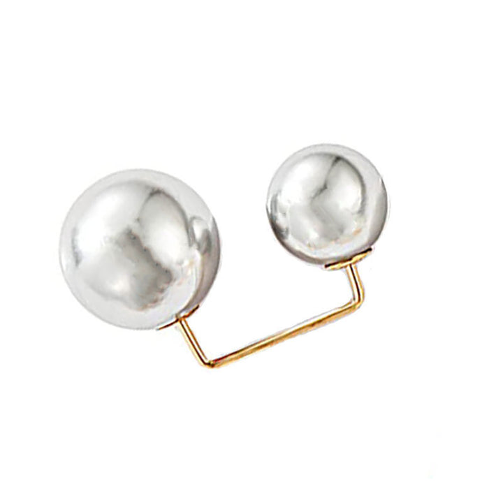 Modern Geometric Double Ball Brooch Stornfield