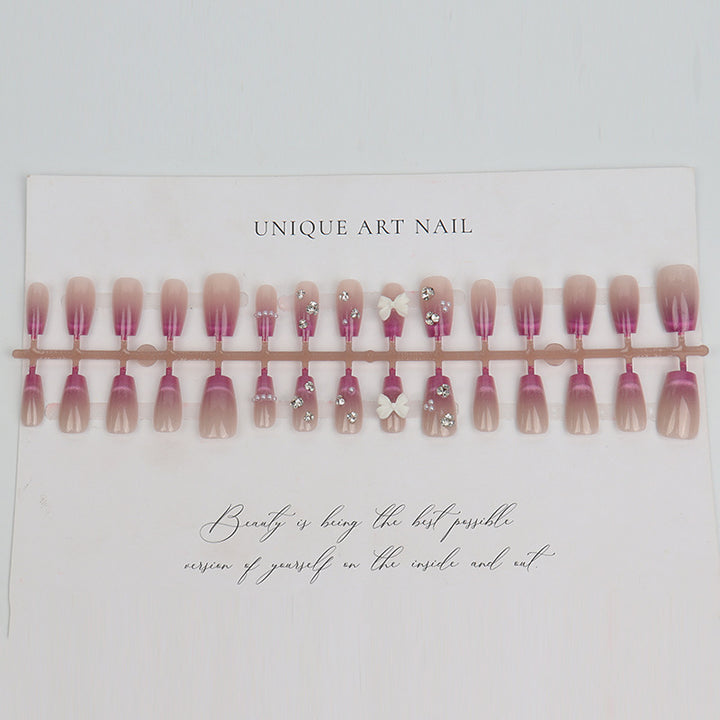 Glamorous Ombre Decorative Press-On Nail Set Stornfield