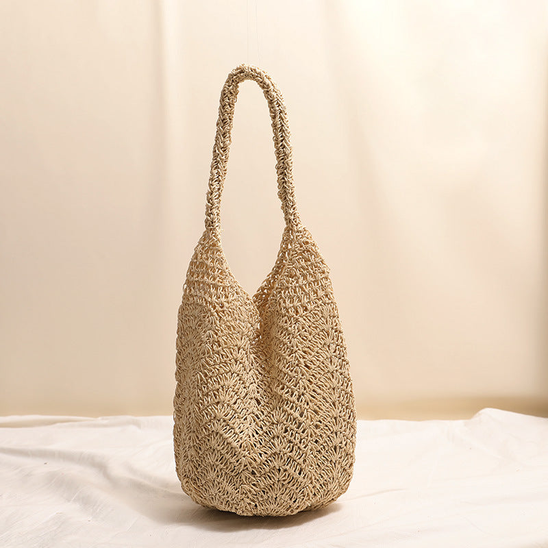 Hand-crocheted tote with deep slit Stornfield