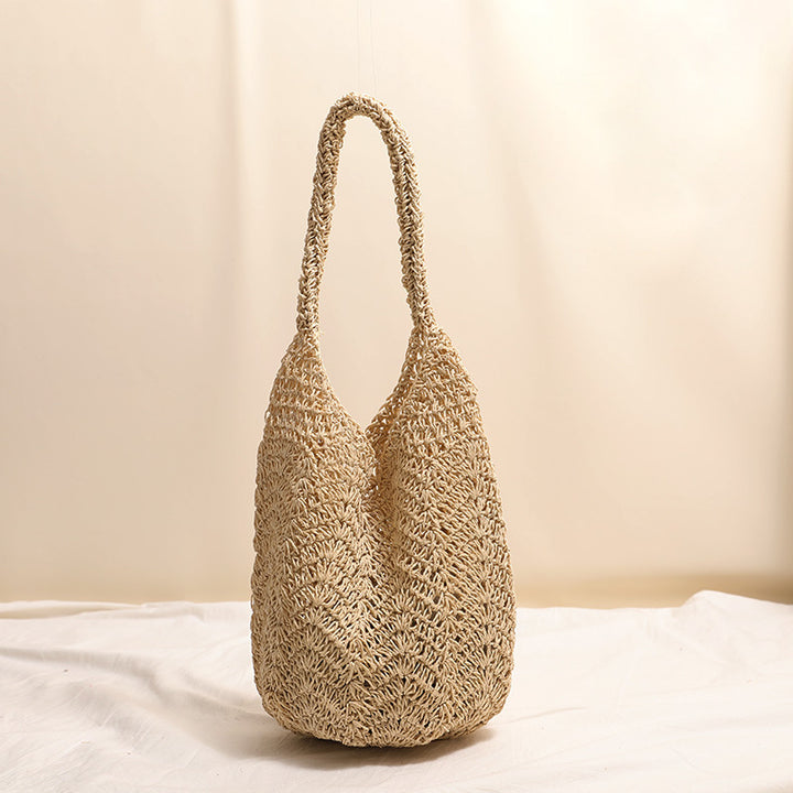 Hand-crocheted tote with deep slit Stornfield