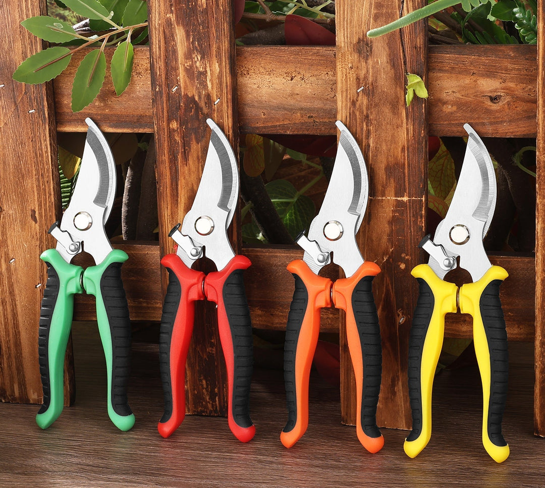 Precision bypass pruning shears with Ergonomic non-slip handles Stornfield