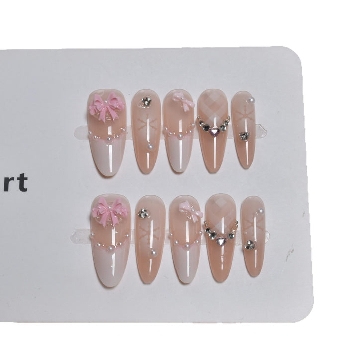 Decorative Press-On Nail Art Set Stornfield