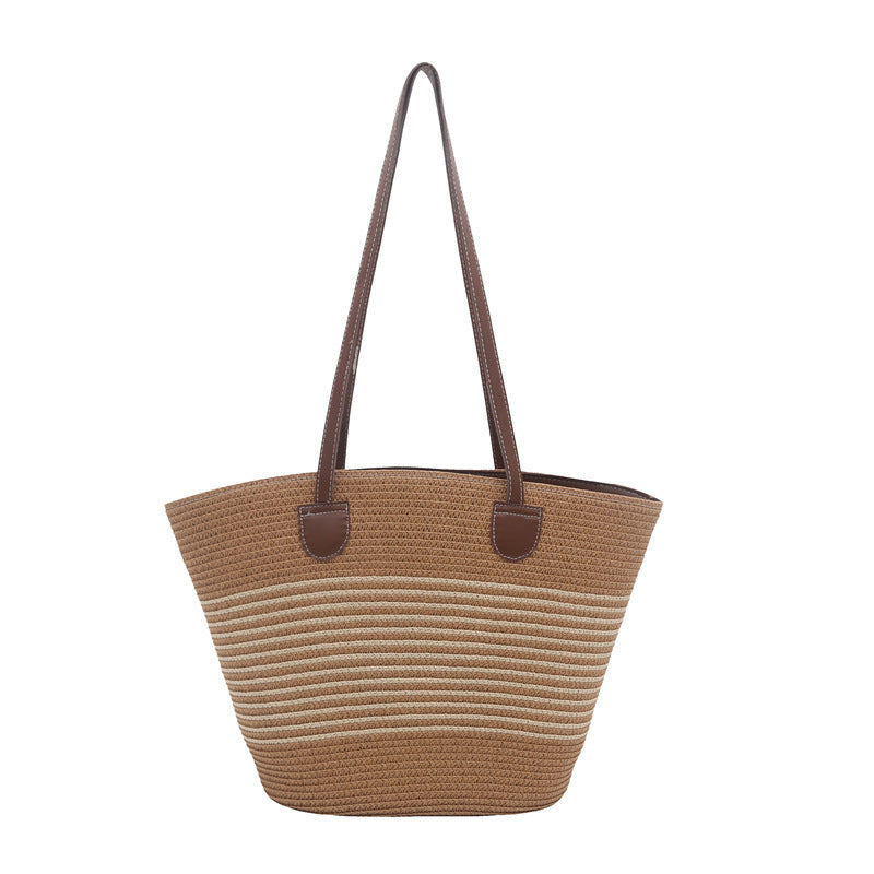Stylish Straw Beach Tote Bag Stornfield