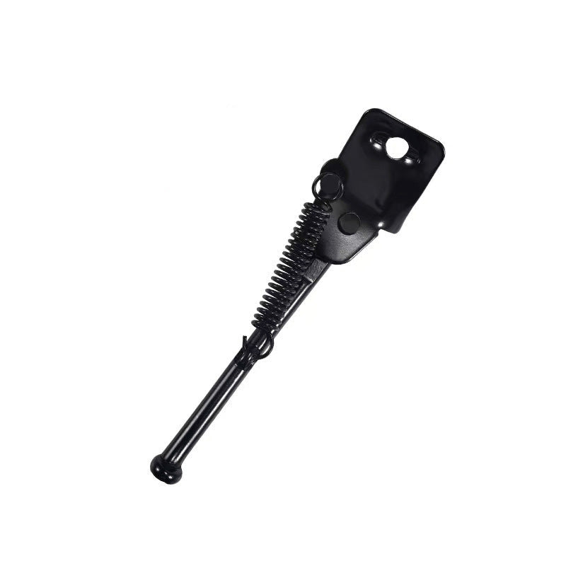 adjustable sixteen inch spring-loaded single-leg bicycle kickstand with sturdy mounting bracket Stornfield