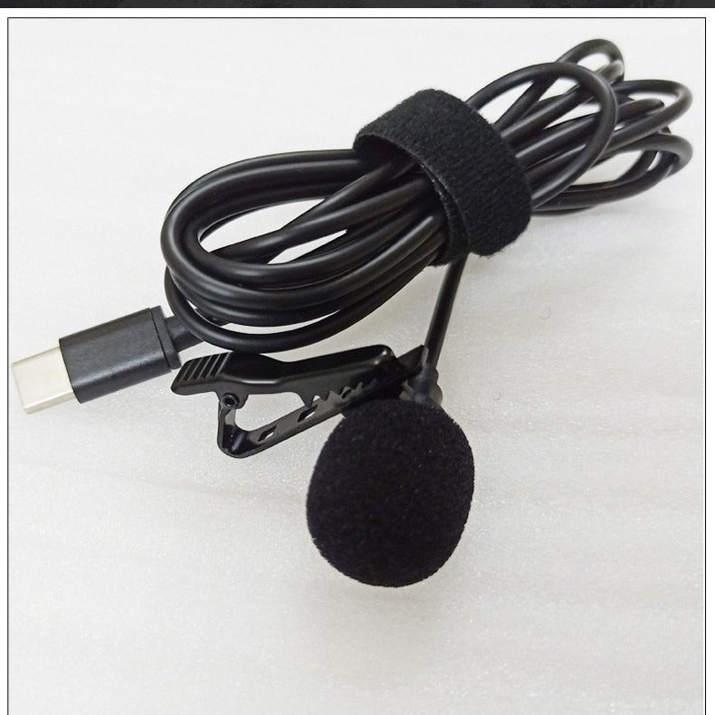 Lavalier microphone with flexible clip Stornfield