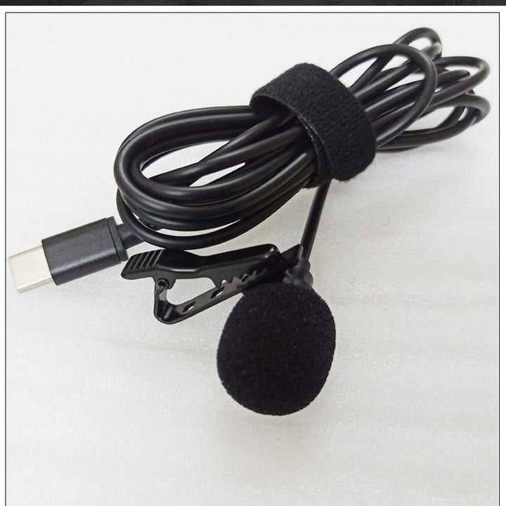 Lavalier microphone with flexible clip Stornfield