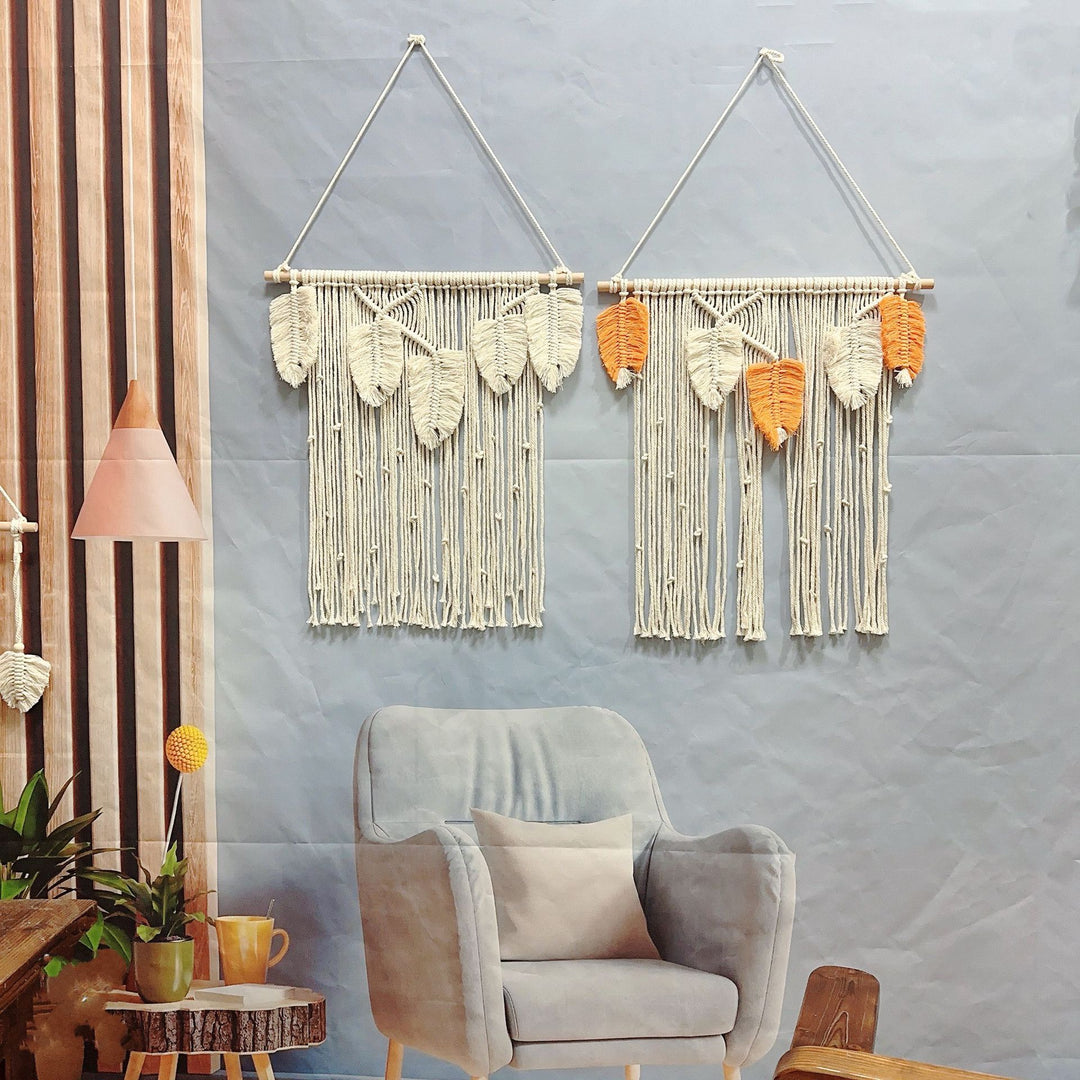 Macrame Leaf Wall Hanging Stornfield
