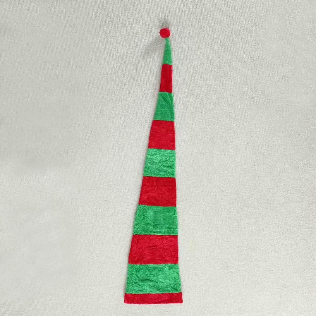 Long Christmas hat in striped design
