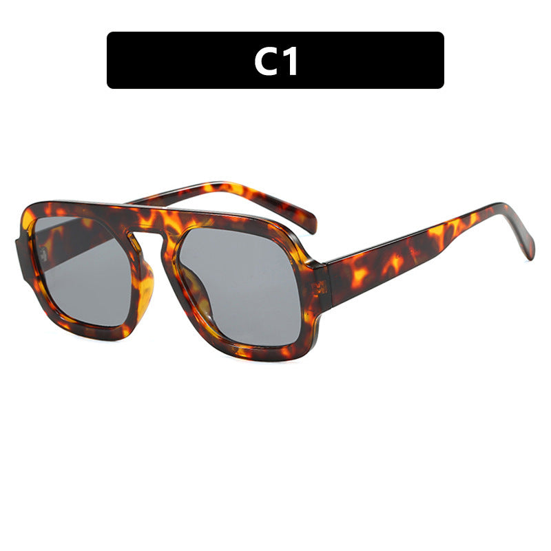 Women's modern oversized sunglasses in angular design Stornfield